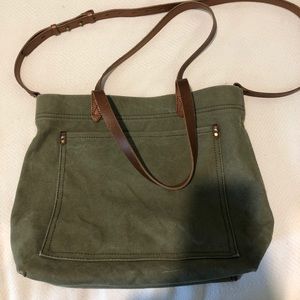 EUC Madewell the canvas medium transport tote